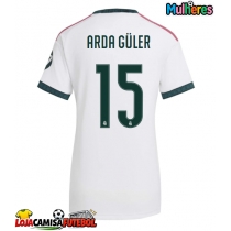 Camisa de Futebol Real Madrid Arda Guler #15 Equipamento Principal Mulheres 2026-27 Manga Curta